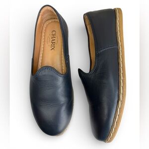 Charix Women's Navy Blue Loafers